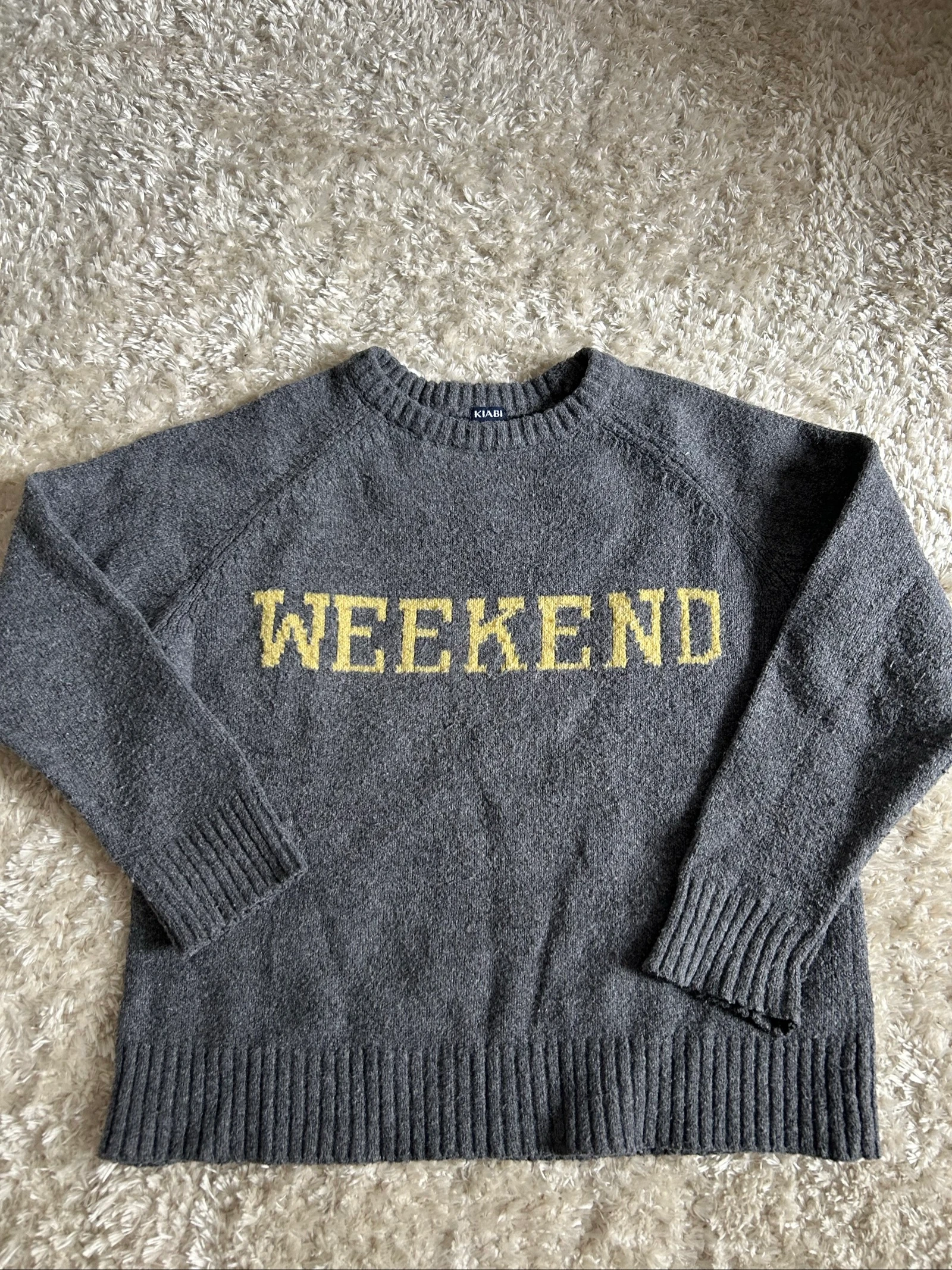 Pull gris WEEK-END Kiabi 5 ans